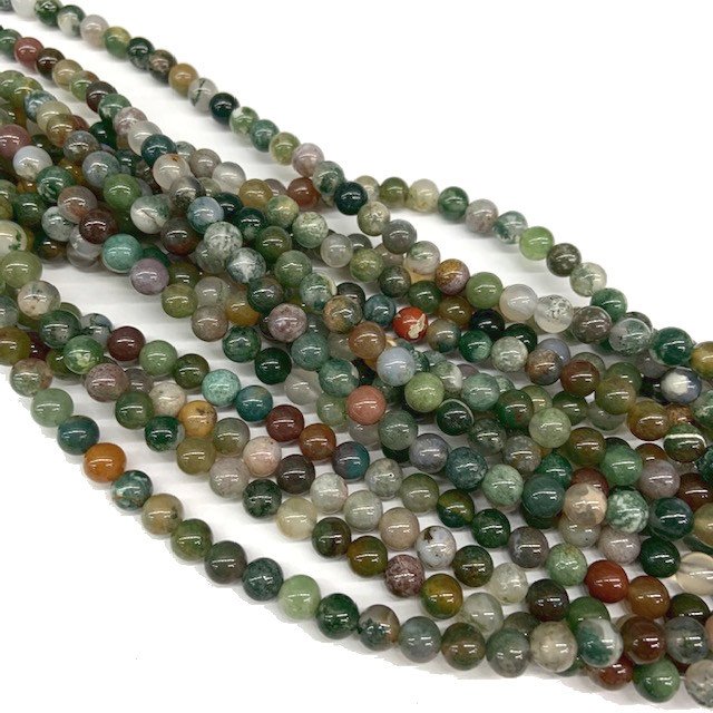 PIEDRAS BOLITAS 4MM - AGATA INDIA