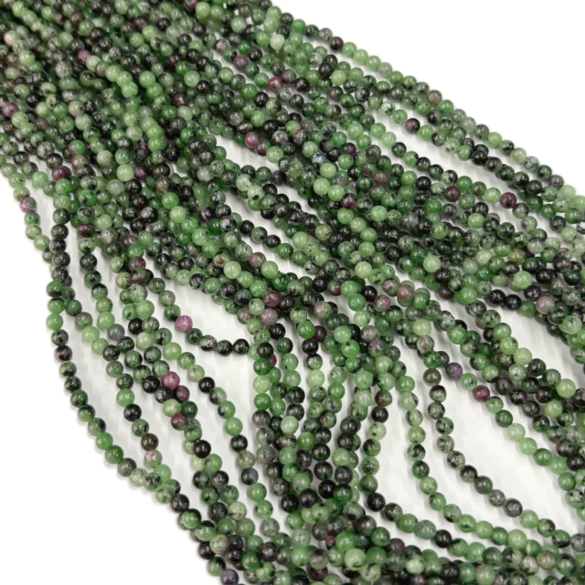 PIEDRAS BOLITAS 4MM - ZOISITA