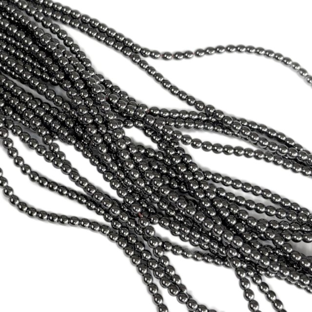 PIEDRAS BOLITAS 4MM - HEMATITE