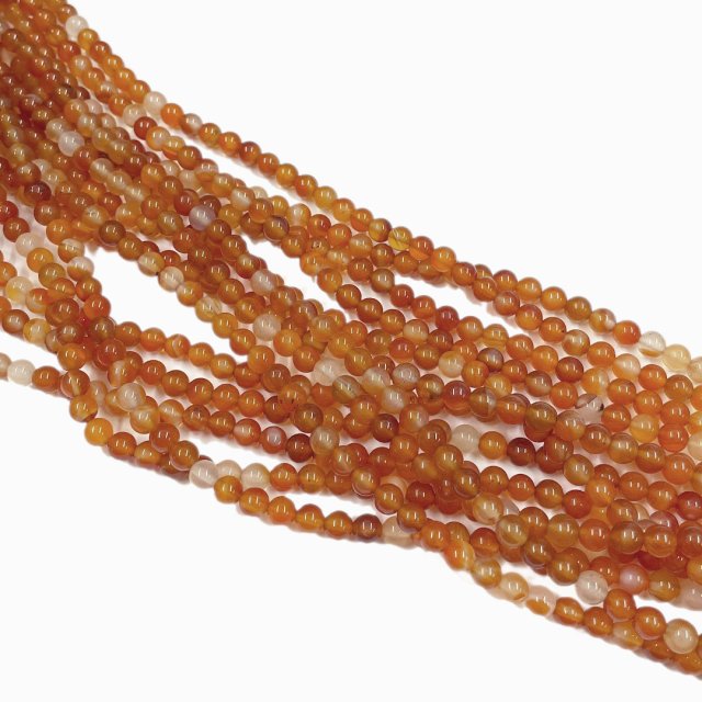 PIEDRAS BOLITAS 6MM - CORNALINA