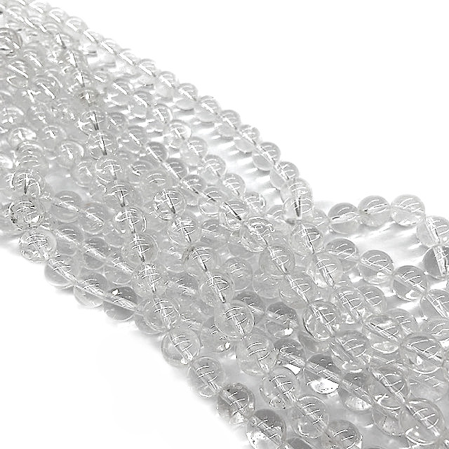 PIEDRAS BOLITAS 6-6.5MM - CUARZO CRISTAL