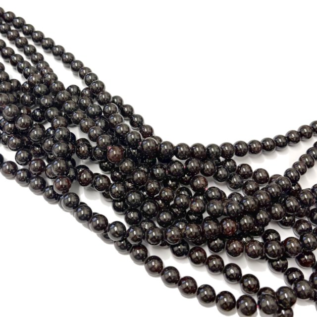 PIEDRAS BOLITAS 6MM - GRANATE