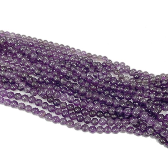 PIEDRAS BOLITAS 6MM - AMATISTA