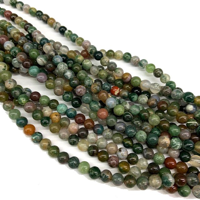 PIEDRAS BOLITAS 6MM - AGATA INDIA