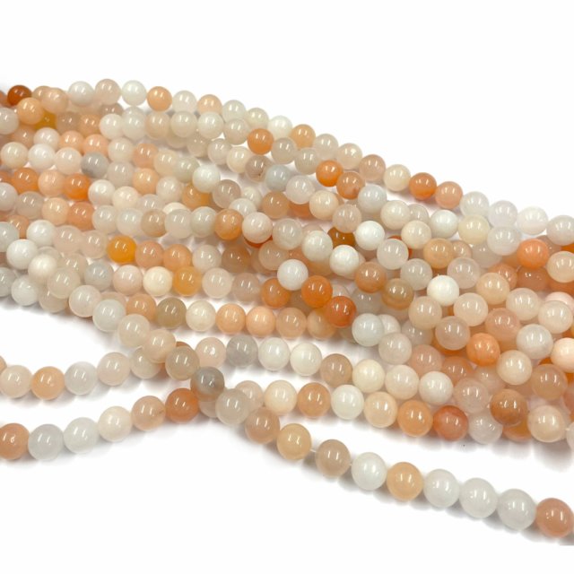 PIEDRAS BOLITAS 8MM - AVENTURINA ROSA