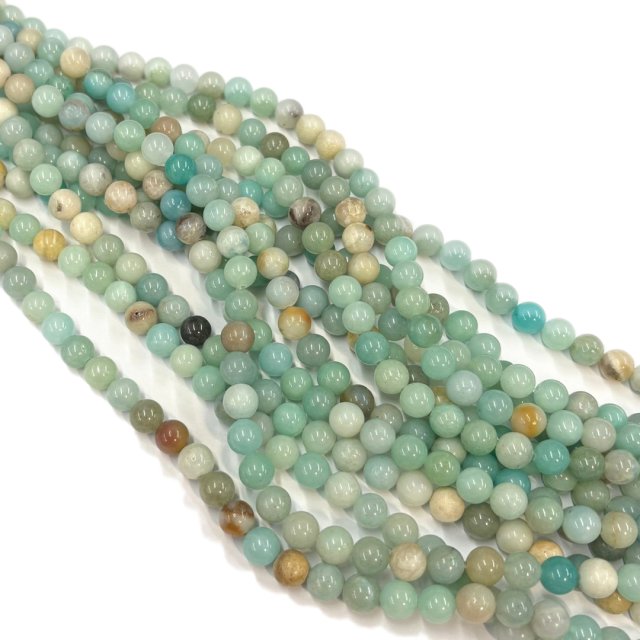 PIEDRAS BOLITAS 8MM - AMAZONITA
