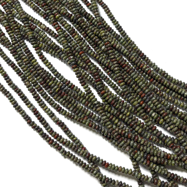 PIEDRAS DONA 4X2MM - JASPE SANGRE DE DRAGON