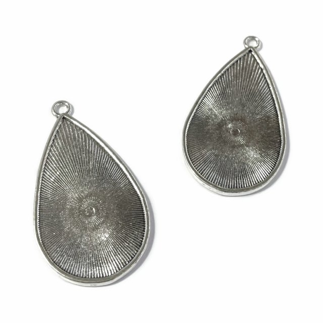 BASE MEDALLA LAGRIMA 3227 37X22MM - PARA RESINA