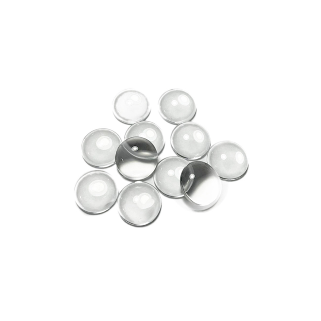 CABUJON VIDRIO REDONDO 15MM