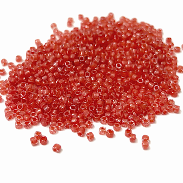 MOSTACILLAS MATUBO 10/0 (2MM) BRILLANTES - CORAL/SALMON