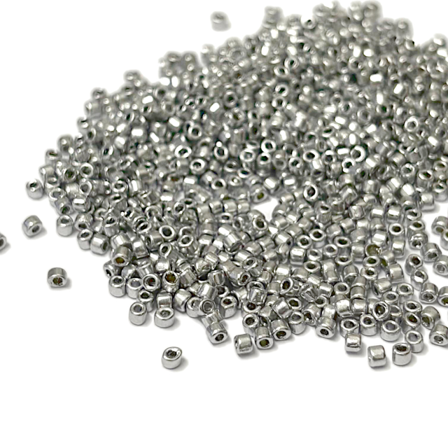 MOSTACILLAS MATUBO 10/0 (2MM) METALICAS - PLATEADO