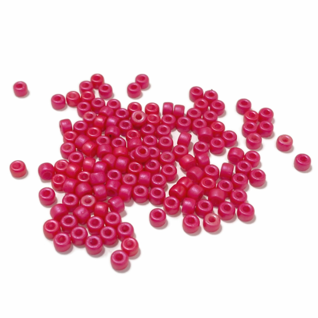 MOSTACILLAS MATUBO 6/0 (4MM) METALICAS - FUCSIA