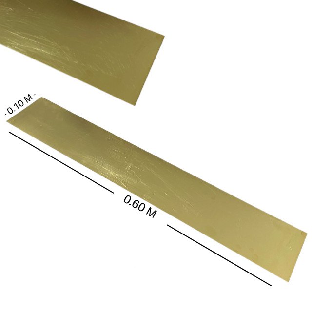 CHAPA LATON-BRONCE 0.75MM SEMI DURA - 0.6X2.00M=7.8KG0