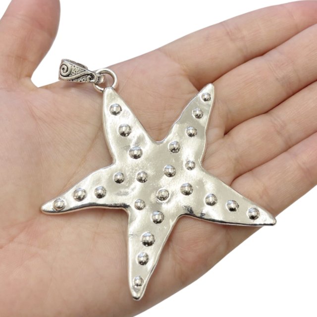 DIJE ESTRELLA XL 67X68M - NIQUEL