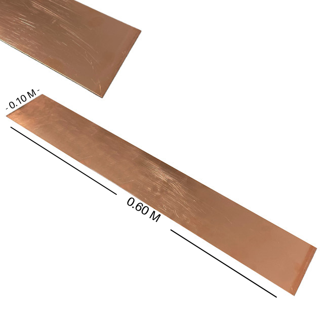 CHAPA COBRE 0.4MM - 0.60X2.00M=4.400KG
