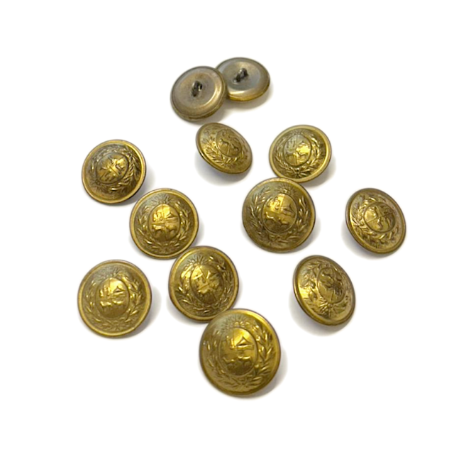 BOTON BRONCE URUGUAY 21-23MM APROX