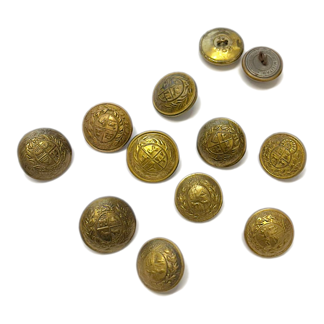 BOTON BRONCE URUGUAY 20-22MM APROX (MIX)