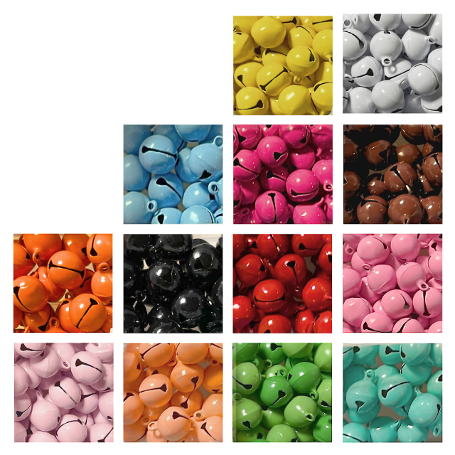 CASCABELES 13MM COLORES