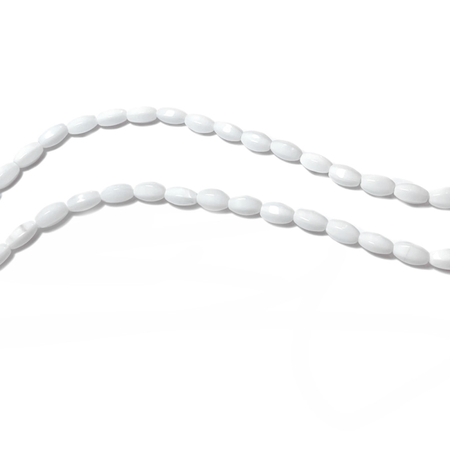 CRISTAL CHECO BLANCO 9X5MM (X TIRA)