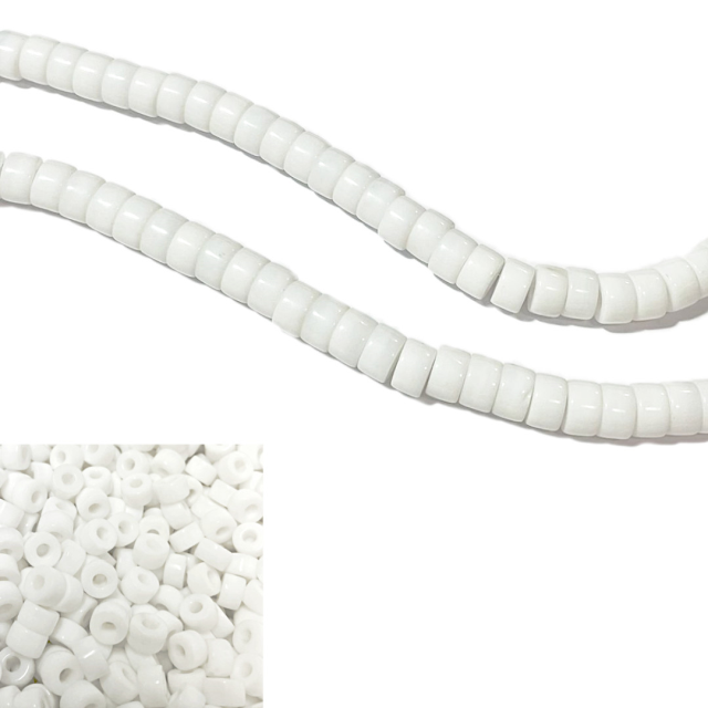 CRISTAL CHECO DONA 9X5.5X3MM BLANCO (X TIRA)