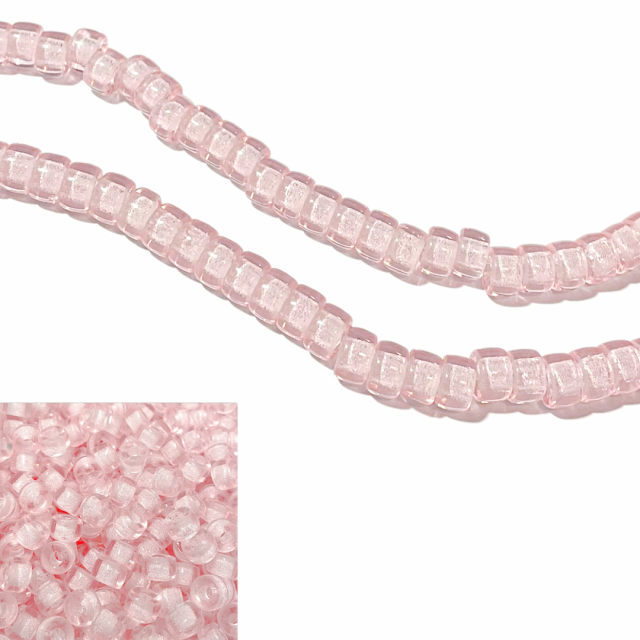 CRISTAL CHECO DONA 9X5.5X3MM ROSADO TRANSPARENTE (X TIRA)