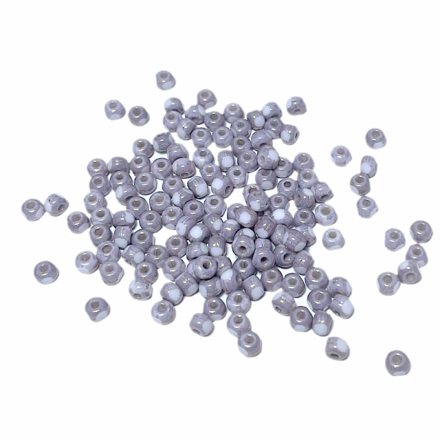 CRISTAL CHECO BOLITAS - MOSTACILLAS 4X3MM LILA