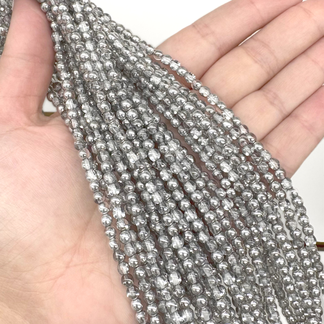 CRISTAL CHECO GRIS BOLITA 5MM (X TIRA)