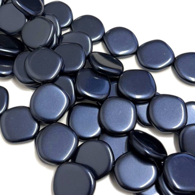 CRISTAL CHECO AZUL CIRCULO 21X20MM (X TIRA)