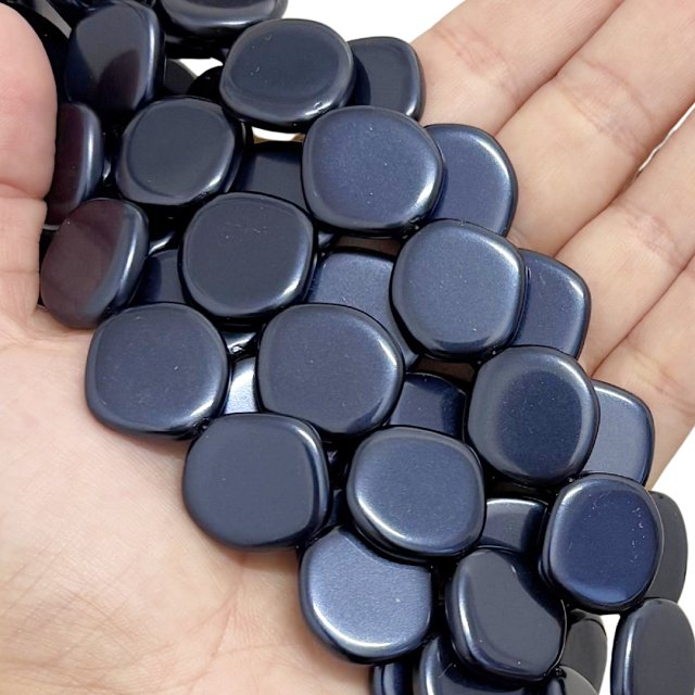 CRISTAL CHECO AZUL CIRCULO 21X20MM (X TIRA)