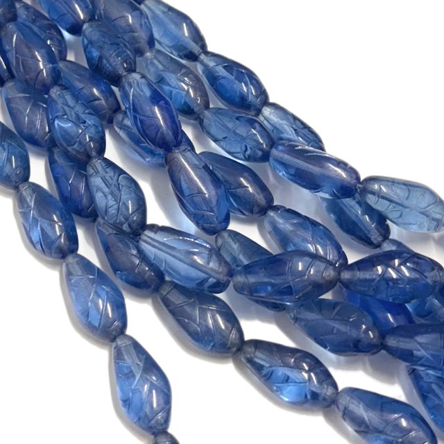 CRISTAL CHECO AZUL 20X10MM (X TIRA)