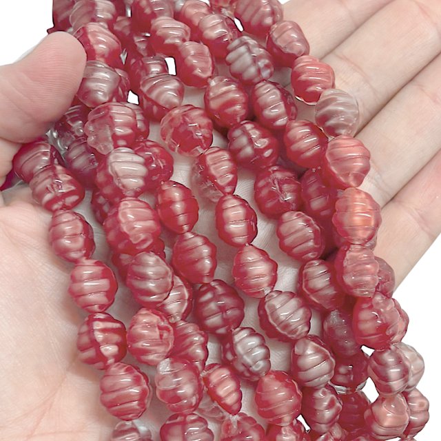 CRISTAL CHECO ROJO 12X11MM (X TIRA)