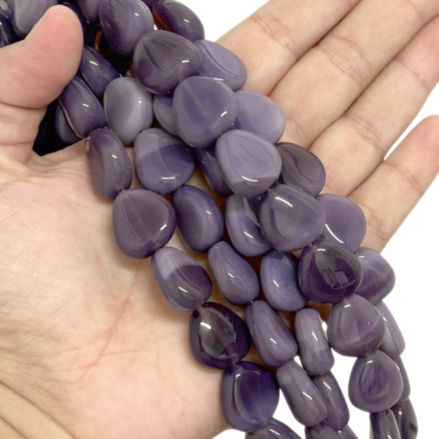 CRISTAL CHECO VIOLETA 18X17MM (X TIRA)