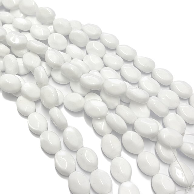 CRISTAL CHECO BLANCO OVAL 14X11MM (X TIRA)
