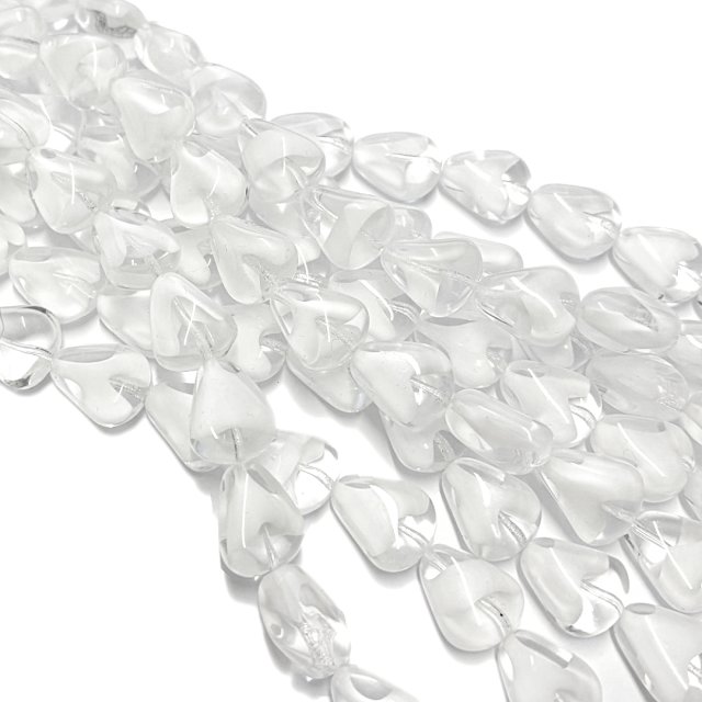 CRISTAL CHECO BLANCO TRANSPARENTE 19X15MM (X TIRA)