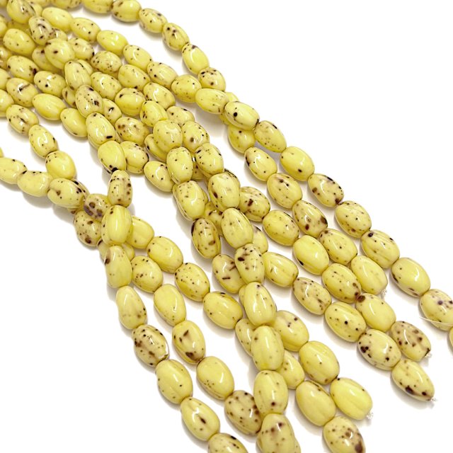 CRISTAL CHECO AMARILLO 12X8MM (X TIRA)