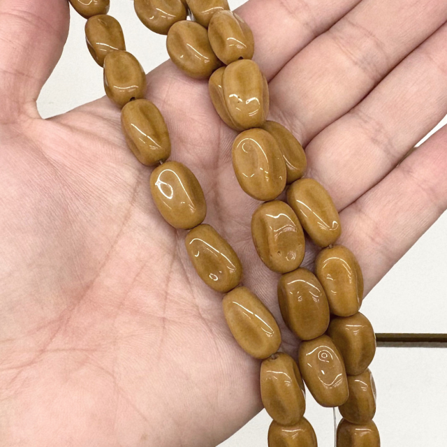 CRISTAL CHECO BEIGE NB06 16X9MM (X TIRA)