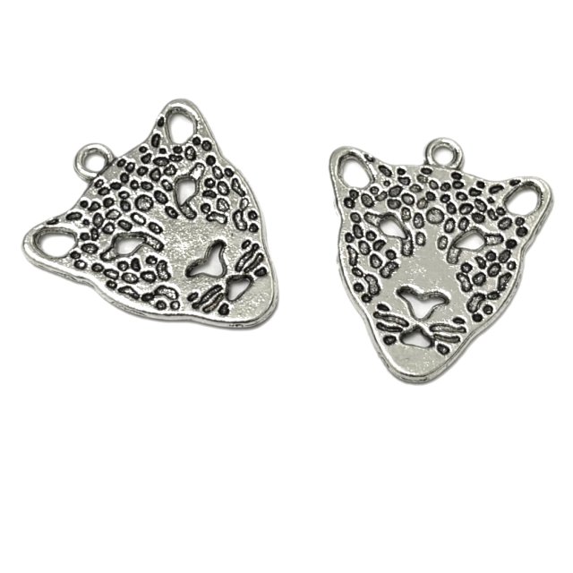 DIJE TIGRE - LEOPARDO 4558 28X27MM