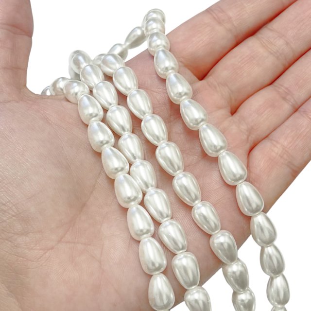 PERLAS VIDRIO LAGRIMAS 11X8MM