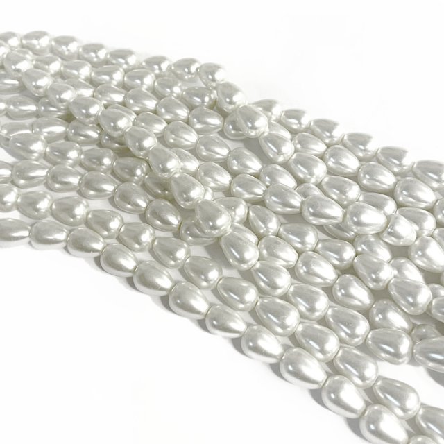 PERLAS VIDRIO LAGRIMAS 14X10MM