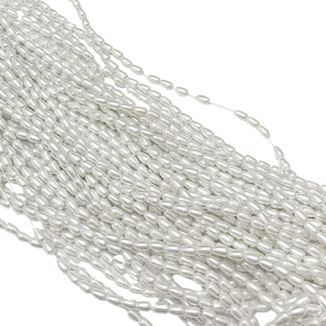 PERLAS VIDRIO LAGRIMAS 6X4MM