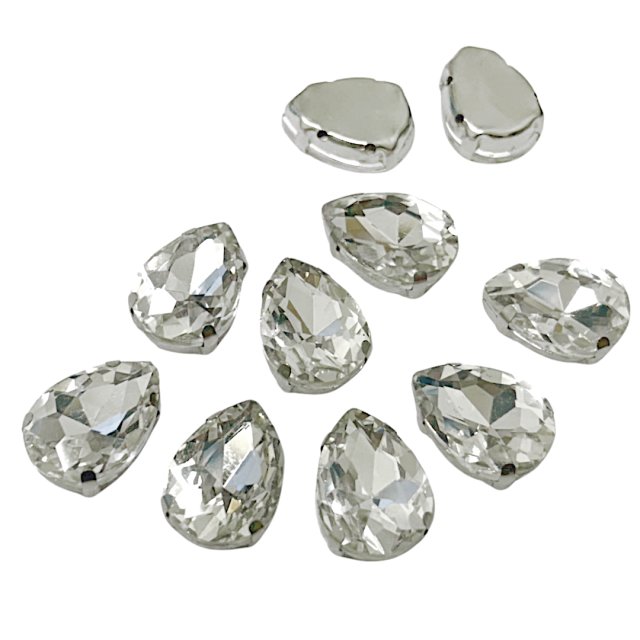 CRISTAL LAGRIMA CON CAJA 18X13MM - CRISTAL