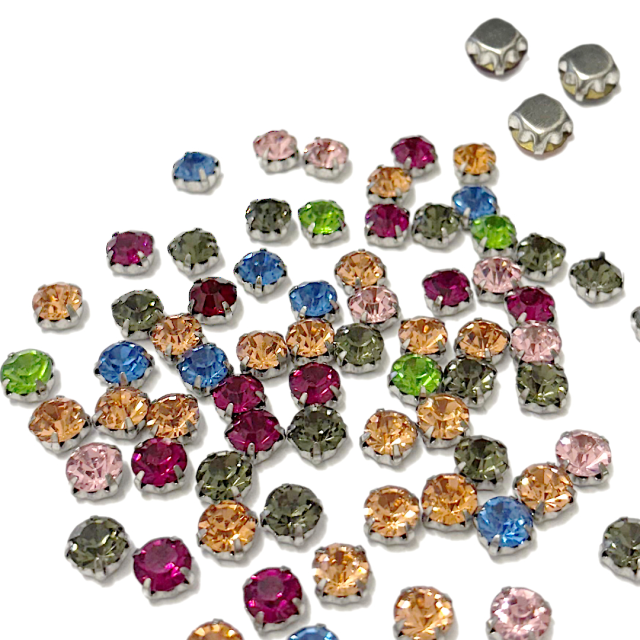 STRASS REDONDO 8MM PARA PEGAR - SURTIDOS