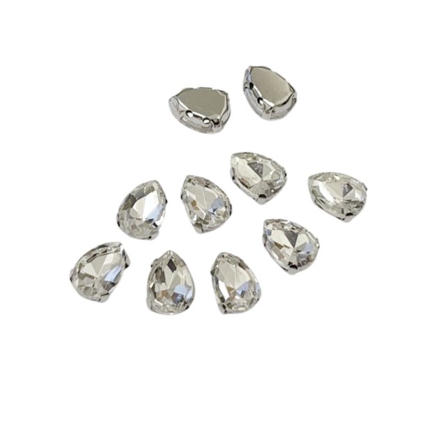 CRISTAL LAGRIMA CON CAJA 10X7MM - CRISTAL