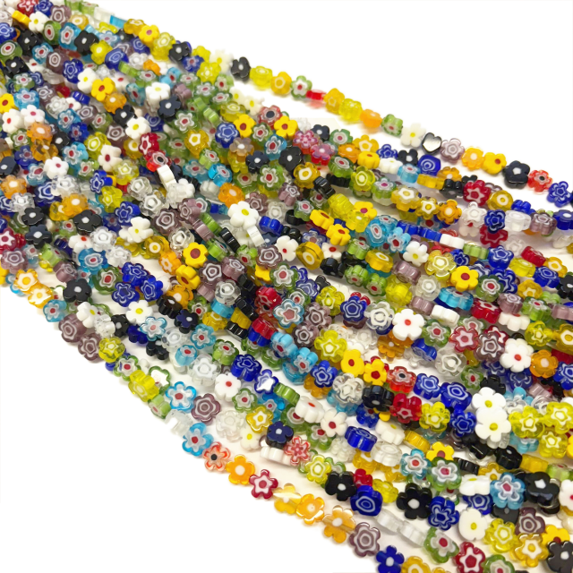 FLORES MURANO 8MM APROX - SURTIDAS