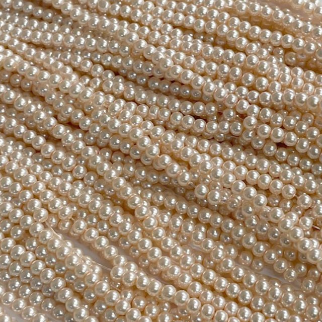 PERLAS VIDRIO 4MM - ROSADO CLARO