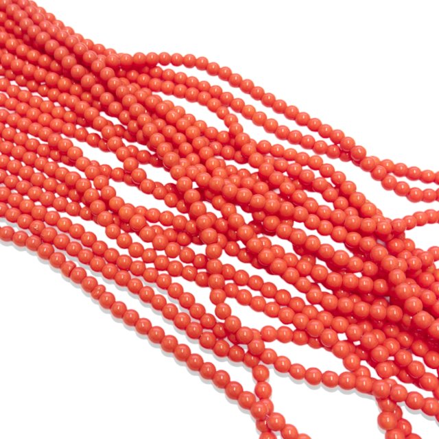 PERLAS VIDRIO PLENO 6MM - 08 NARANJA