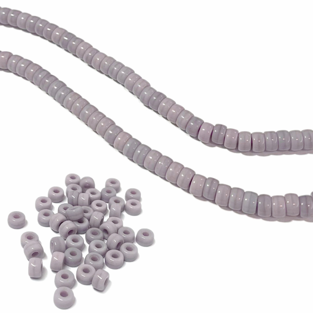 CRISTAL CHECO DONA 6X4MM LILA (X TIRA)