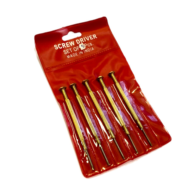 DESTORNILLADORES PHILIPS DORADOS 5PCS