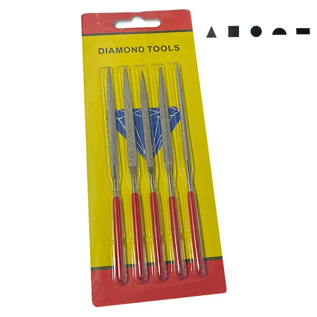 LIMAS DIAMANTADAS (SET 5 PIEZAS)