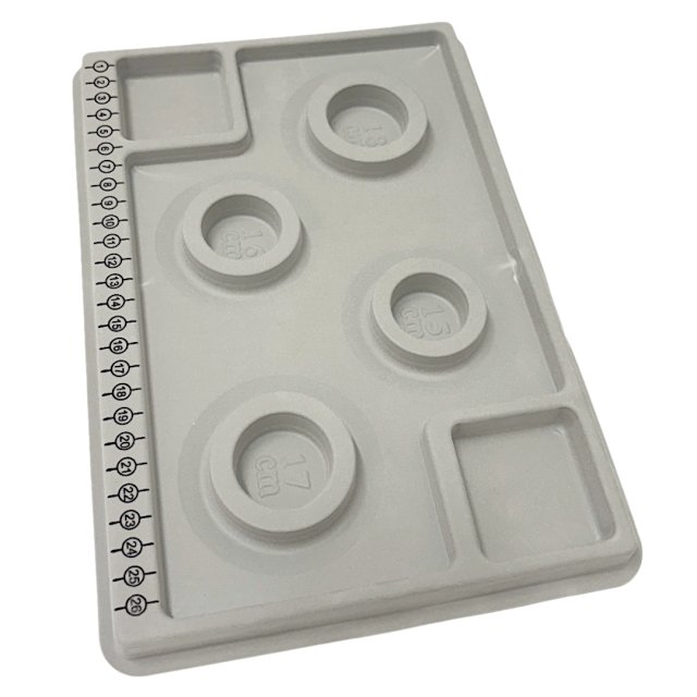 MEDIDOR - BANDEJA ORGANIZADORA PARA PULSERAS 29X20CM